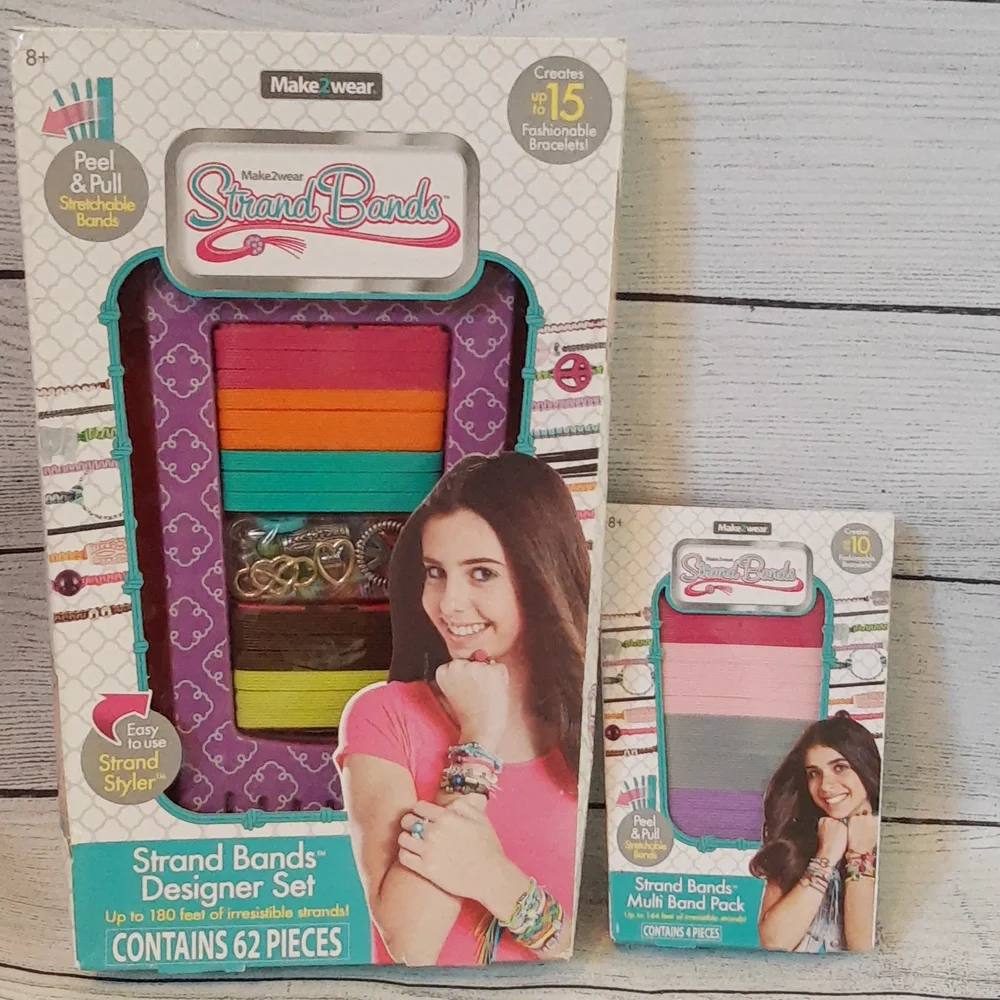 Jewelry Fashion Bracelet Maker PLUS BONUS Accessory Pack (PINK)